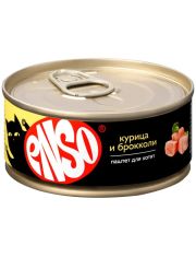 Консервы для котят ENSO, паштет с курицей и брокколи