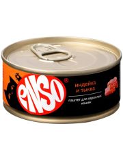 Консервы для кошек ENSO, паштет с индейкой и тыквой