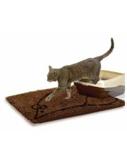 Коврик для кошек Dog Gone Smart "Мышка" супервпитывающий, коричневый 66*89 см