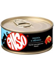 Консервы для кошек ENSO, паштет с лососем и яблоком
