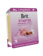 Влажный корм для котят Brit Premium Starter Индейка Воздушный паштет