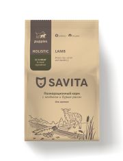 Сухой корм для щенков Savita Puppy с ягненком и бурым рисом