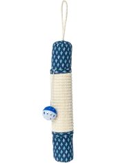 Когтеточка для кошек Petsona подвесная, с шариком, синяя