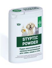 Пудра для животных Styptic powder кровоостанавливающая быстрого действия