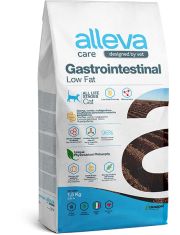 Сухой диетический корм для кошек Alleva Care Cat Gastrointestinal Low Fat со сниженным уровнем жира, при заболеваниях ЖКТ