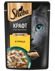 Влажный корм для кошек Sheba Craft Collection Сочные слайсы Курица в соусе