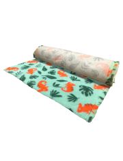 Коврик для животных ProFleece меховой  ХАМЕЛЕОН  зелено-оранжевый 