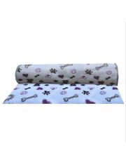 Коврик для животных ProFleece меховой голубо-черно-лиловый 