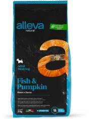 Сухой Корм для собак малых пород Alleva Natural Adult Fish & Pumpkin Mini с рыбой и тыквой