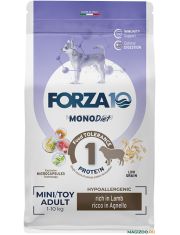 Сухой корм для собак Mini & Toy DIET из ягненка с рисом полнорационный, гипоаллергенный рацион для чувствительных и аллергичных собак мелких и игрушечных пород