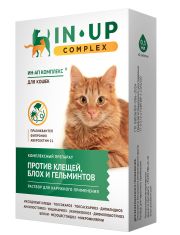 Капли для кошек ИН-АП комплекс от внешних и внутренних паразитов