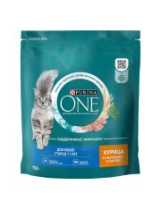 Сухой корм Purina ONE® для кошек старше 11 лет, с высоким содержанием курицы и цельными злаками