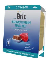 Консервы для кошек Brit Premium Воздушный паштет с тунцом