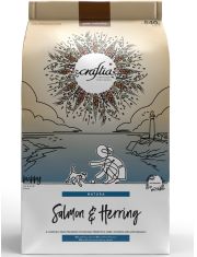 Сухой корм для щенков Craftia Natura миниатюрных и мелких пород с лососем и сельдью