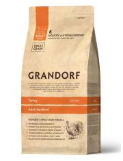 Сухой корм для кошек GRANDORF Turkey Adult Sterilised стерилизованных Индейка