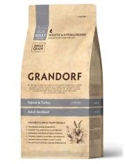 Сухой корм для кошек GRANDORF Rabbit and Turkey Sterilised стерилизованных или пожилых Кролик с индейкой