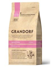 Сухой корм для котят GRANDORF Lamb and Turkey Kitten беременных и кормящих кошек Ягнёнок с индейкой