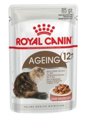 Влажный корм для кошек Royal Canin Ageing +12 кусочки в соусе