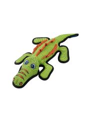 Игрушка Mr.Kranch для собак Аллигатор плюшевая с пищалкой, зеленая 