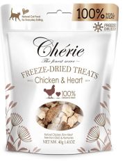 Лакомство для кошек Pettric Cherie сублимированное Курица и Куриное сердечко