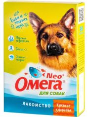 Витаминизированное лакомство для собак Омега Neo + крепкое здоровье, с морскими водорослями