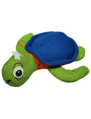 Игрушка для собак Mr.Kranch  Черепашка с пищалкой, синяя с зеленым 