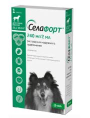 Капли для собак СелаФорт от 20,1 до 40 кг,противопаразитарный препарат
