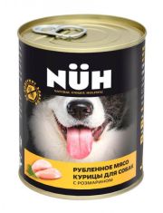 Консервы для собак NÜH средних и крупных пород, с курицей и розмарином