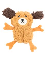 Игрушка для собак AROMADOG Rescue Собачка кругляш с пищалкой, рыжая