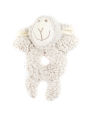 Игрушка для соба AROMADOG Senior Овечка-кольцо с пищалкой, серый