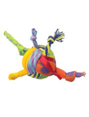 Игрушка для кошек Catstages Dental "Мяч с хвостиками" c кошачьей мятой