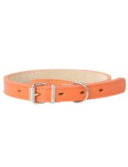 Ошейник для собак Mr.Kranch из натуральной кожи прямой 39-50 см