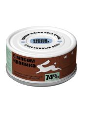 Влажный корм для кошек Hello Neko с чувствительным пищеварением, Кролик, нежный мусс