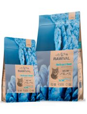 Сухой корм для кошек Rawival взрослых лосось и сельдь