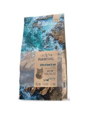 Сухой корм для кошек Rawival Gifts of Land & Sea с курицей и рыбой
