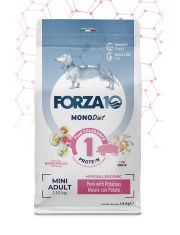 Сухой корм для собак мини пород Mini DIET из свинины и картофеля диетический рацион при пищевой аллергии