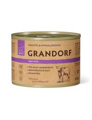 Монопротеиновый паштет для собак GRANDORF из из говядины для всех пород