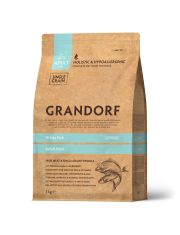 Сухой корм для собак GRANDORF малых пород с белой рыбой