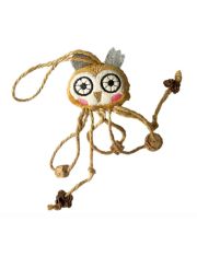 Игрушка для кошек BONITAPET Сова на веревочке