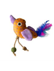 Игрушка для кошек BONITAPET Птичка с перьями
