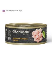 Консервы для кошек Grandorf Fresh с курицей в желе