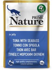 Влажный корм для кошек Prime Nature тунец с морским окунем в желе