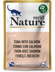 Влажный корм для кошек Prime Nature тунец с лососем в желе