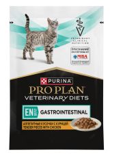Влажный корм для котят и взрослых кошек диетический PRO PLAN® VETERINARY DIETS EN ST/OX Gastrointestinal при расстройствах пищеварения, с курицей