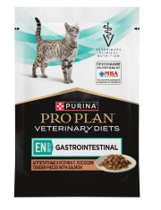 Влажный корм для котят и взрослых кошек диетический PRO PLAN® VETERINARY DIETS EN ST/OX Gastrointestinal при расстройствах пищеварения, с лососем
