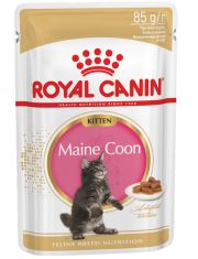 Влажный корм для котят Royal Canin Maine Coon Kitten породы Мейн-Кун кусочки в соусе