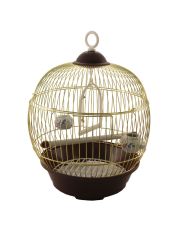 Клетка для птиц Triol круглая, золото