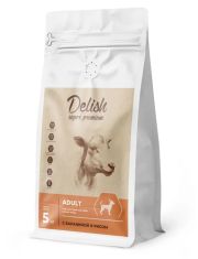 Сухой корм для собак Delish Super Premium мелких пород, баранина с рисом