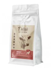 Сухой корм для собак Delish Super Premium Лайт мелких пород 7+, говядина с рисом