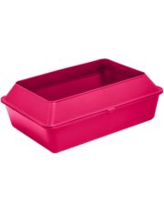 Туалет для кошек Дарэлл Прованс с рамкой глубокий рубиновый 